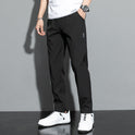 Summer Casual Men's Loose Thin Ice Silk Quick-dry Pants Transparent Pants