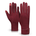 Non-velvet Gloves Touch Screen Female Outdoor