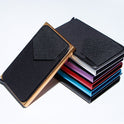 Metal Card Strap Lycra Cloth Anti-theft Swiping Aluminum Alloy Credit Card Box Business Card Case Multi Card Holder