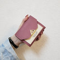 Women's Fashion Simple Folding Clashing Wallet