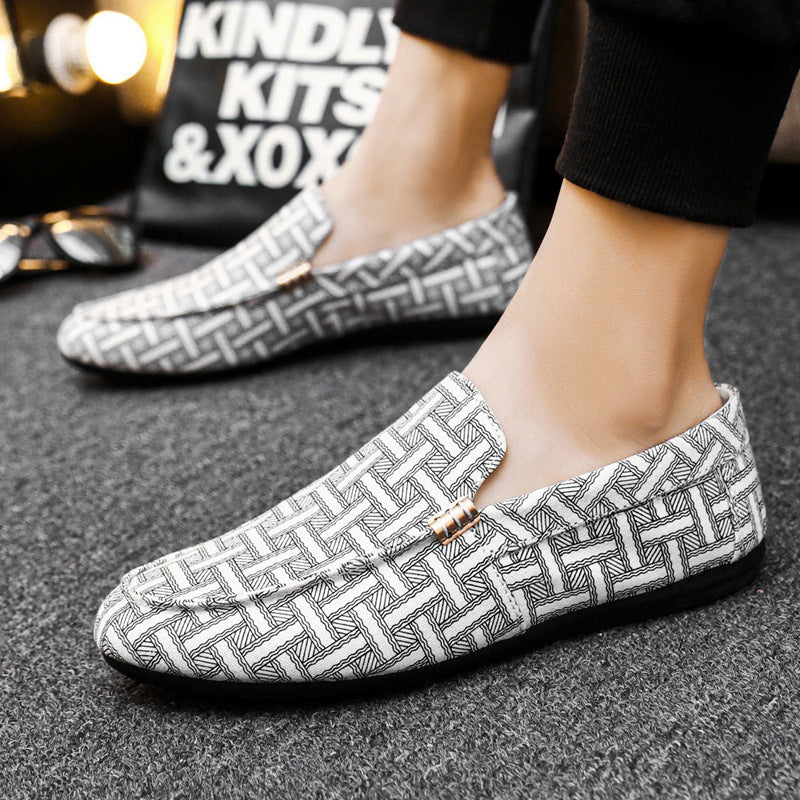 Men's Shoes A Pedal Peas Shoes Male Student Shoes A Pedal Casual Shoes Canvas Shoes All-match Lazy Shoes