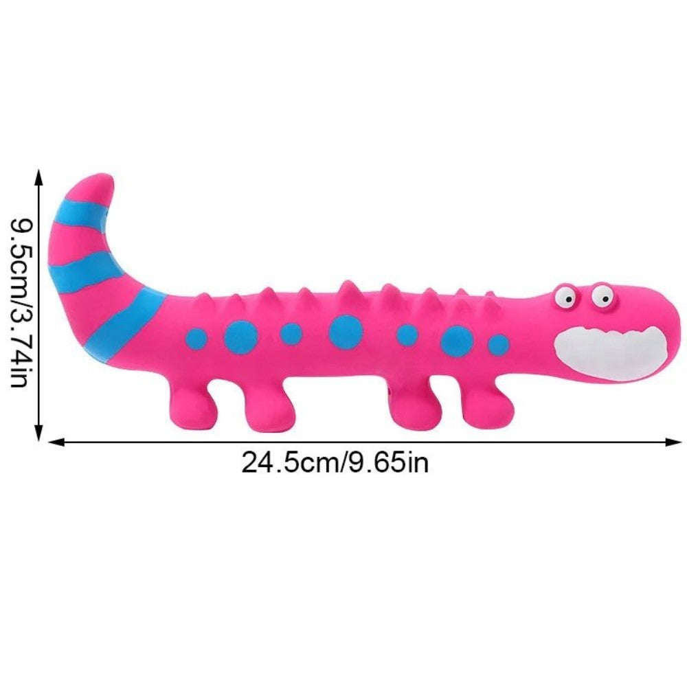 Dog Chew Toy Latex Lizard Squeaky Pet Toys For Small Medium Dogs Interactive Funny Dog Sounding Training Toy Pet Supplies