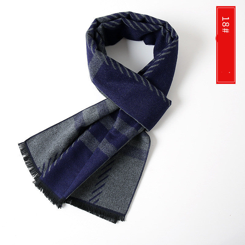 Men's Extended Cashmere All-match Warm Scarf