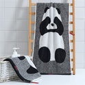 Panda Cartoon Pattern Facecloth Cotton Absorbent