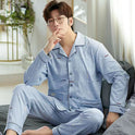 Spring And Autumn Loose Men's Pajamas Suit