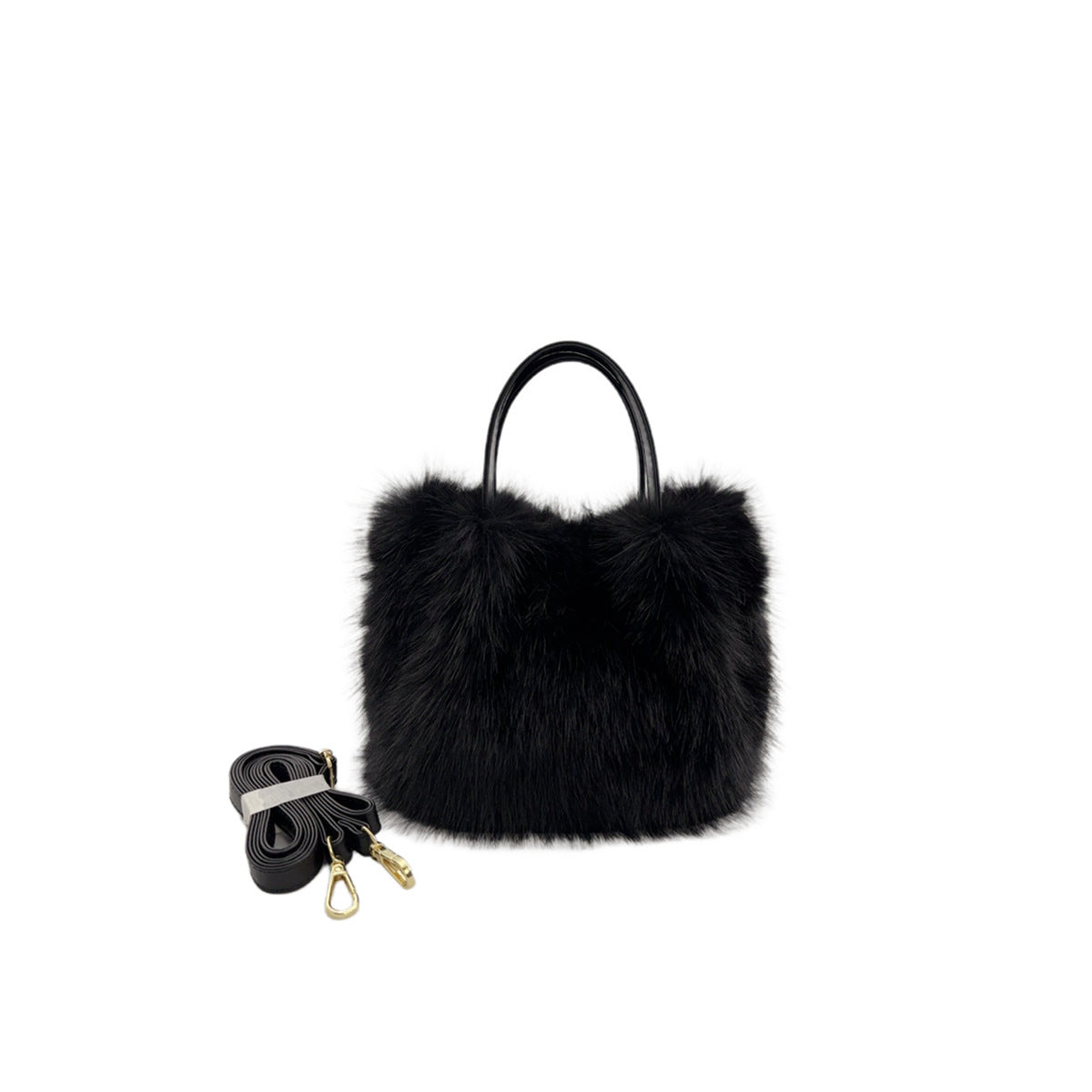 Women's Fox Fur-style Tote Bag