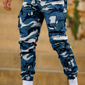 Multi-pocket Camouflage Ankle-tied Men's Overalls Fashion Sports Casual Pants Spring And Autumn