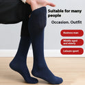 Black Long Socks Knee-length Sweat-absorbent Breathable