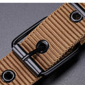 Porous Pin Buckle Canvas Belt Fashion All-matching