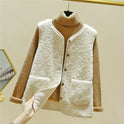 Lamb Plush Vest Fur Camisole Jacket