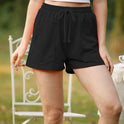 Women's Fashion Casual High Waist Lace-up Loose Shorts