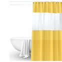 Splicing Translucent Waterproof Mildew Proof Bathroom Bath Shower Partition Curtain