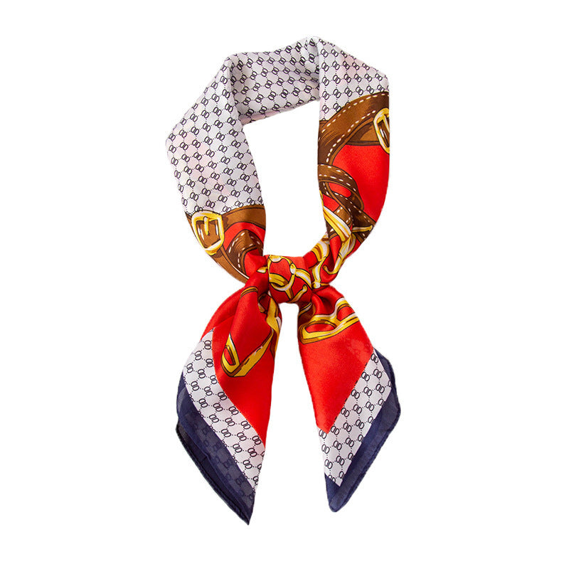 All-matching Imitated Silk Scarves Decoration