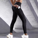 New Pocket Stitching High Elastic Sports Slim-fitting High Waist Leggings