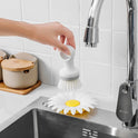 Daisy Flower Double Layer Drainable Soap Dish