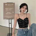 Club Letter Camisole Summer Clothes Women's Crop Top Bra Bralette Vest