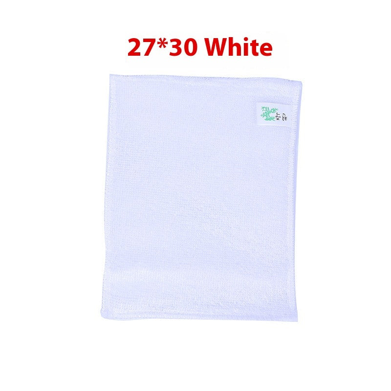 Bamboo Fiber Dish Towel Absorbent Oil-free Rag