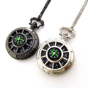 Compass Pocket Watch Necklace Ornament