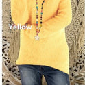 Explosive Solid Color Spot Autumn And Winter Women's Long-sleeved Loose Sweater