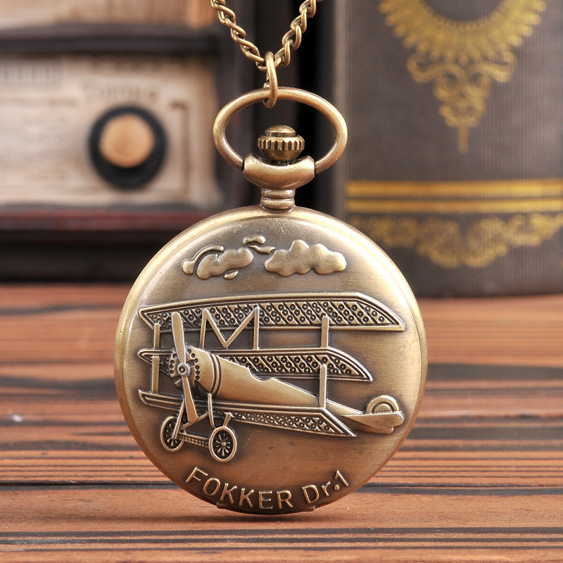 Alloy Quartz Pocket Watch Round