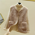 Lamb Plush Vest Fur Camisole Jacket