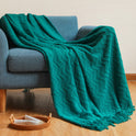 Knitted Tassel Blanket Office Air Conditioner