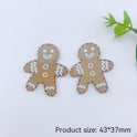 Christmas Fashion Simple Biscuit Snowman Socks Pendant DIY Ornament Accessories