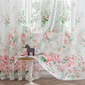 Mesh Curtains Bedroom Light Transmission Decorative Curtain