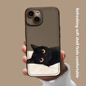 Black Cat High Sense Couple Phone Case