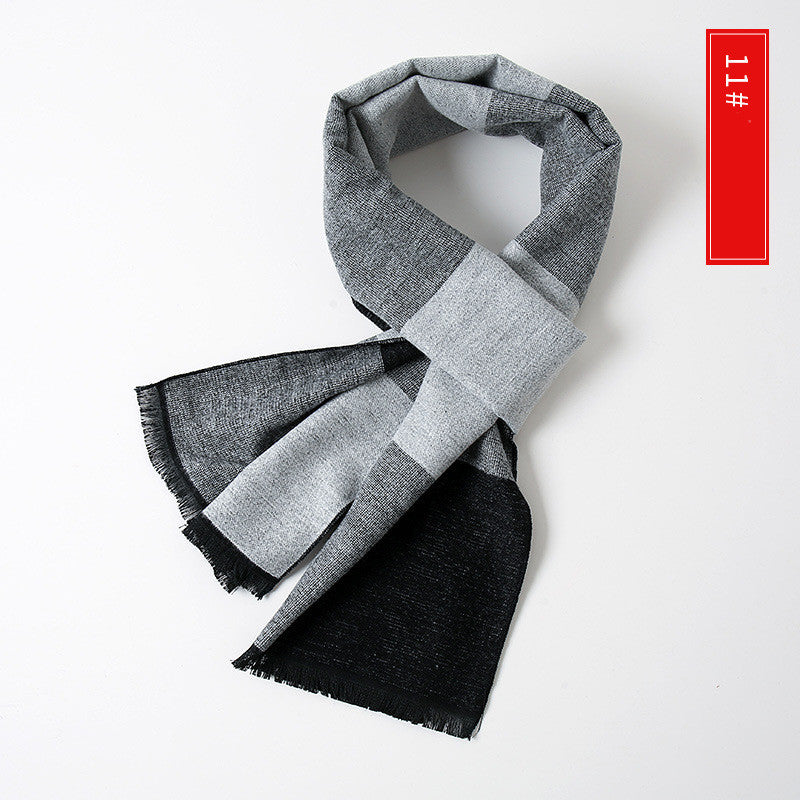 Men's Extended Cashmere All-match Warm Scarf