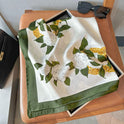 Women's Scarf Fashion Flower Artificial Silk