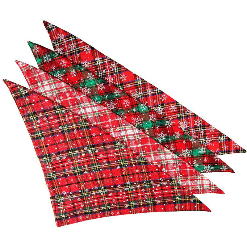 Fashion Creative Pet Christmas Triangular Binder