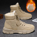 Fashion Men's Thick And Velvet Warm Cotton Shoes