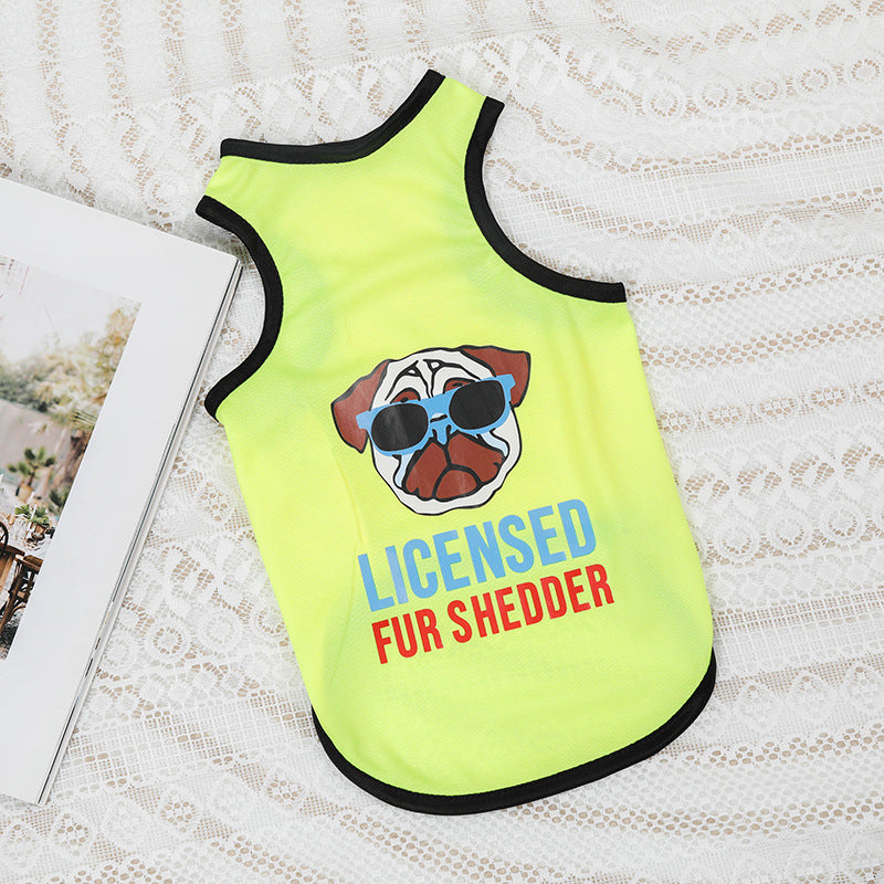 Creative Printed Cute Pet Dog Vest