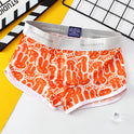 Men's Personalized Printed Nude Feel Boxer Ice Silk Underwear