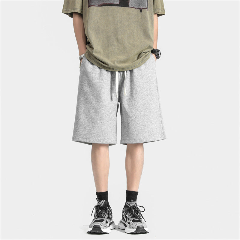 Japanese Style Simple Pure Color All-matching Casual Shorts