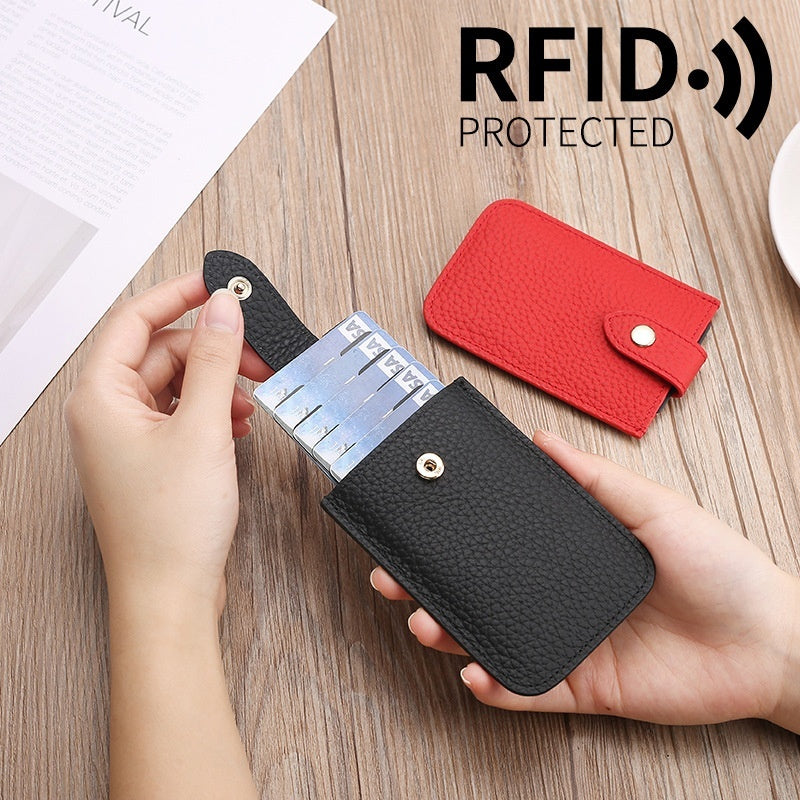 Portable Ultra-thin Change Stacking Pull-out Card Holder