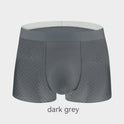 Men's Ice Silk Mesh See Through Breathable Boxer Briefs