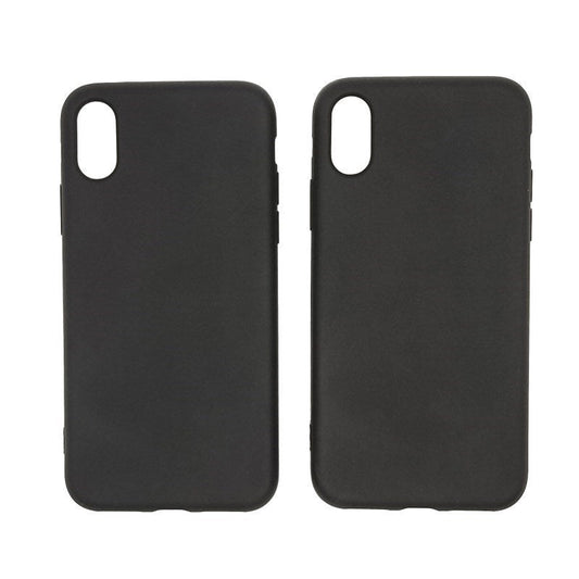 Black Matte Tpu Silicone Soft Shell Phone Case