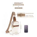 Leather Detachable Dual-purpose Crossbody Bag