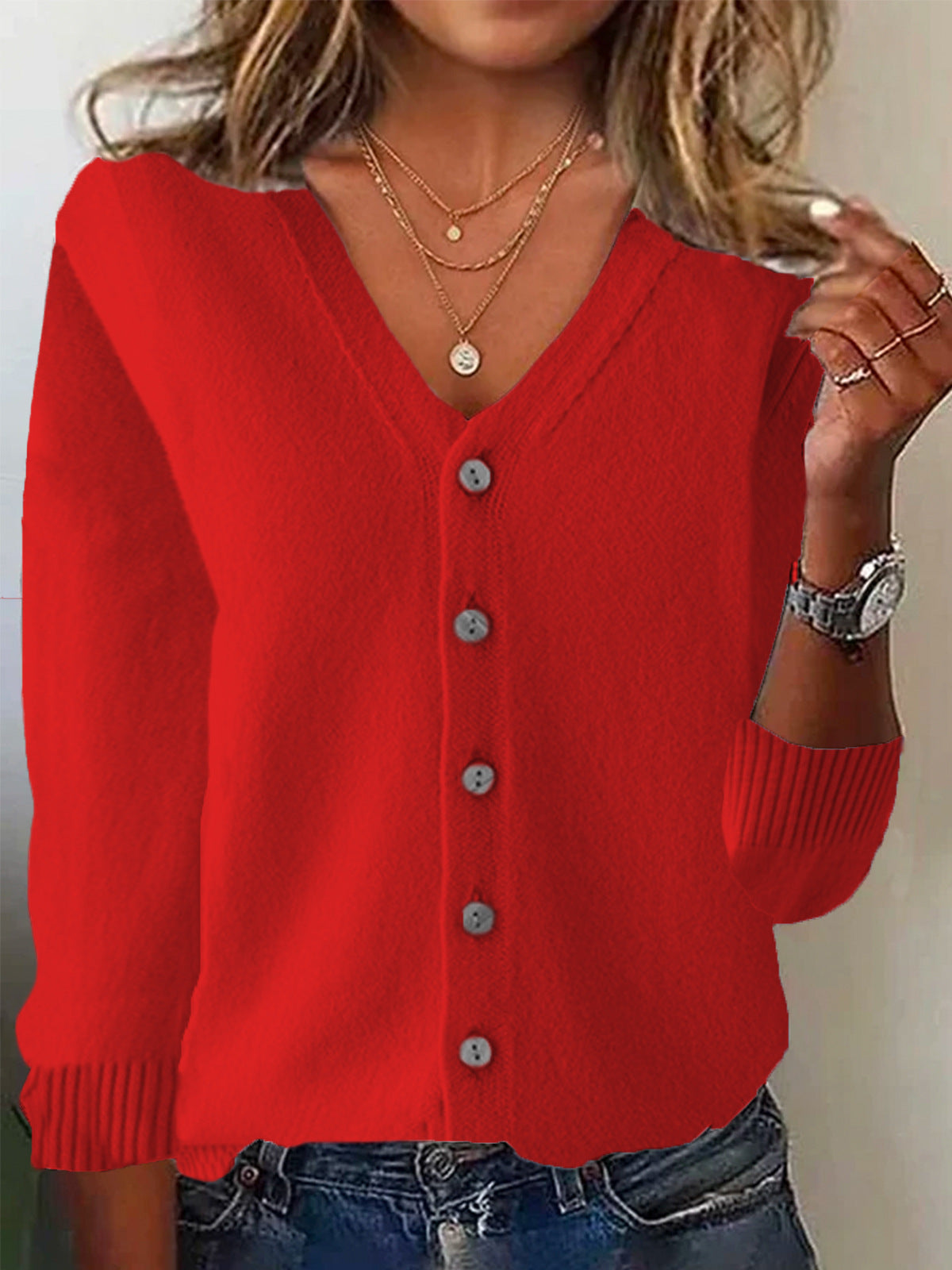 Women's Spring And Summer Knitted Sweater Coat