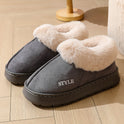 New Suede Cotton Slippers Warm Non-slip Snow Boots