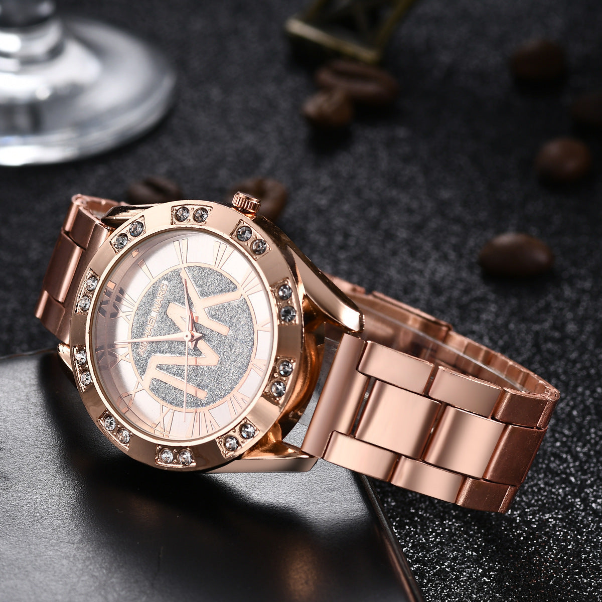 Fashion Casual Quartz Watch Starry Stainless Steel