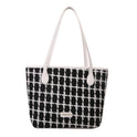 Popular One Shoulder New Simple Plaid Tote