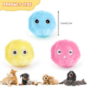 Interactive Ball Smart Cat Toys, Plush Electric Catnip Training Toy, Kitten Touch Sounding Pet Product, Squeak Toy