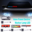 Wanted Car Windshield Glow Panel Electric Marker Lamp LED Decoration Light Sticker Flashing Lights LED Panel LED Sign