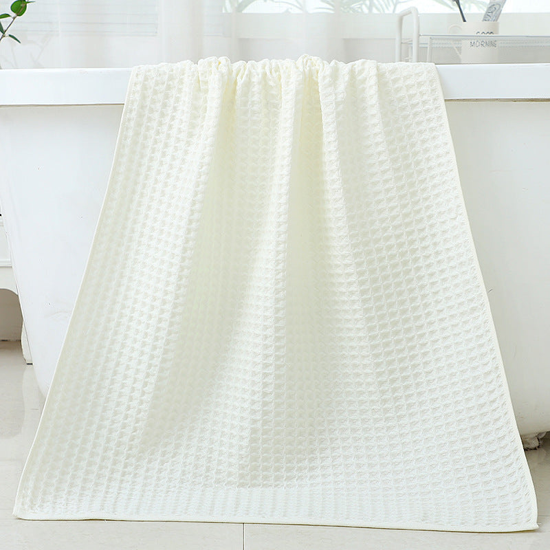 Household Bathing Water Absorbent And Quick Drying Unisex Plus Thickened Pure Cotton Bath Towel Wipe