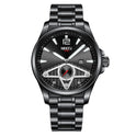 Personality Design Solid Strap Luminous Multifunction Quartz Watch