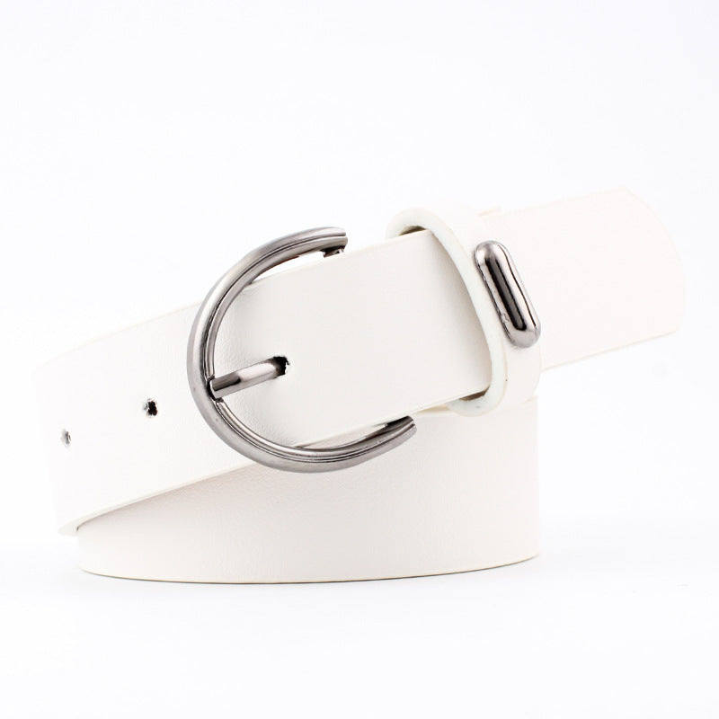 Casual All-match Lady's Pin Buckle Belt