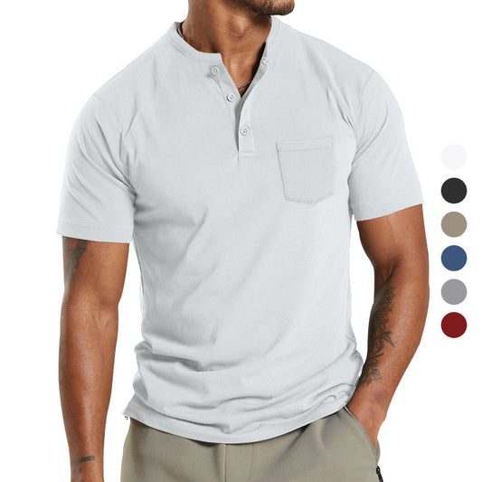 Men's Casual Short Sleeve Plus Size T-shirt